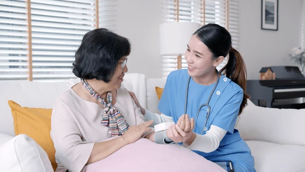 scrub nurse doctor using digital 600nw 1945025911